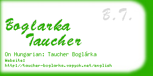 boglarka taucher business card